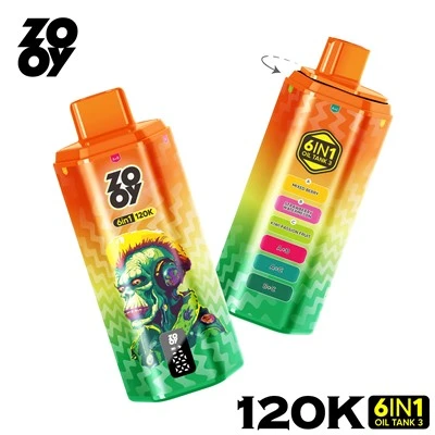 Електронна сигарета ZOOY 6 IN 1 FLAVORS 120K оптом